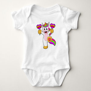 Unicorn with Hearts T Shirt