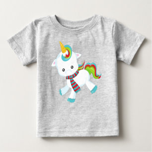 Unicorn with Scarf, Cute Unicorn, Little Unicorn T Shirt