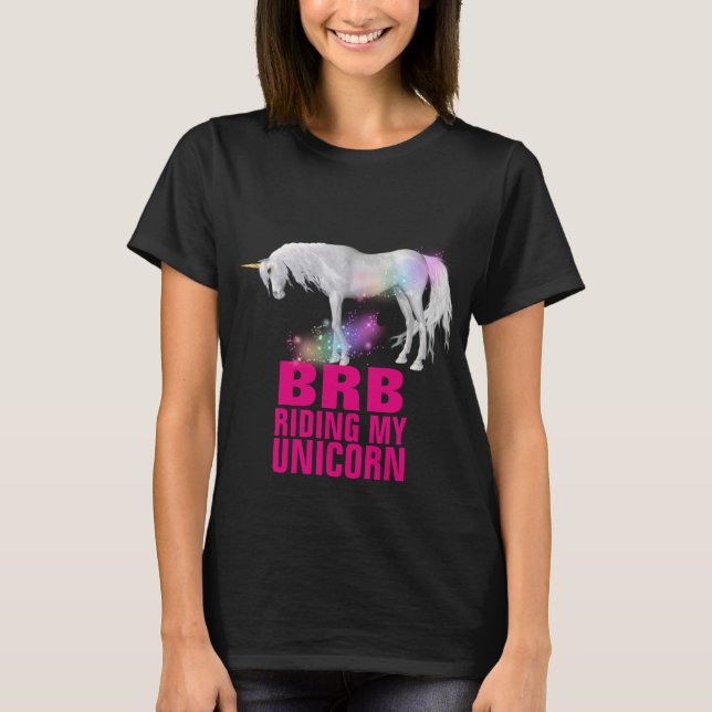 *Unicorn Women's Basic T-Shirt (Framsida)