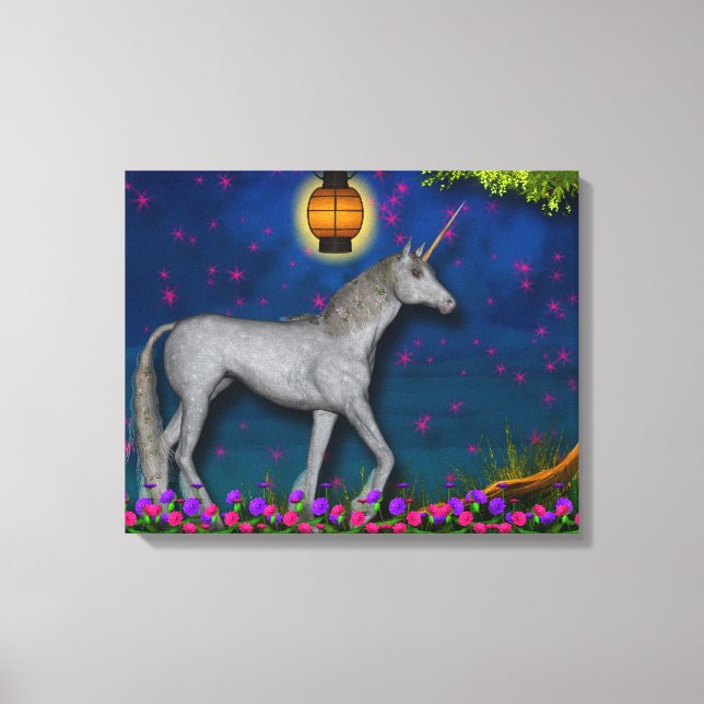 Unicorn Wrapped Canvas (Framsida)