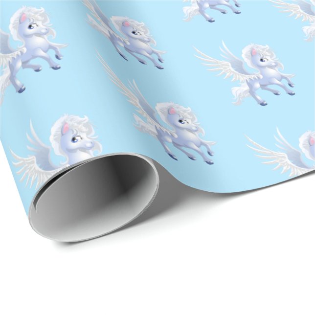 Unicorn Wrapping Papper Presentpapper (Rullad Hörn)
