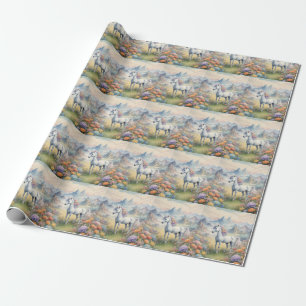 Unicorn Wrapping Papper Presentpapper