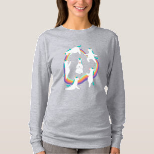Unicorn Yoga Poses T Shirt