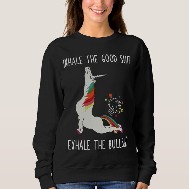 Unicorn Yoga T Shirt (Framsida)