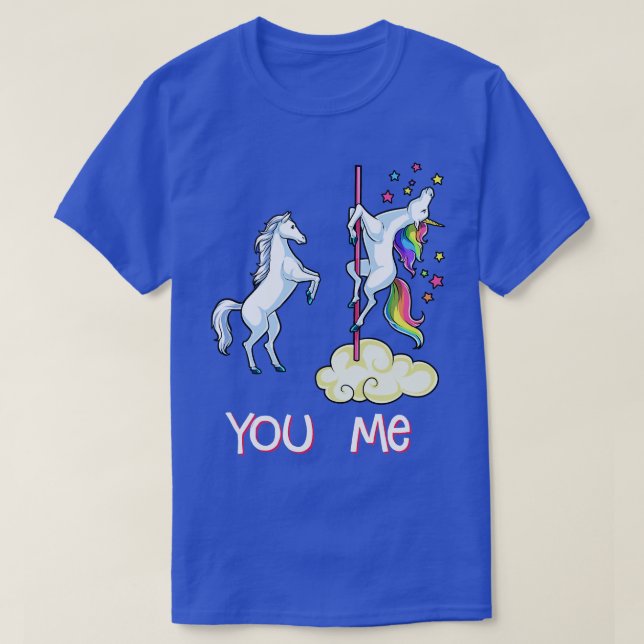 Unicorn You vs. mig LUNNE Rainbow Gifts T Shirt (Design framsida)