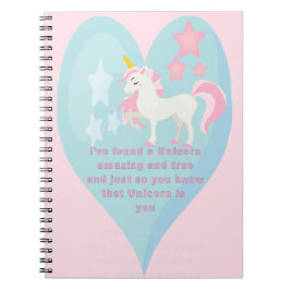 Unicornanteckningsbok Anteckningsbok