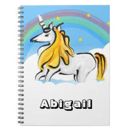 Unicornanteckningsbok Anteckningsbok Med Spiral