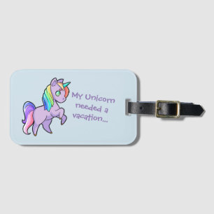Unicornbagagemärkre Bagagebricka