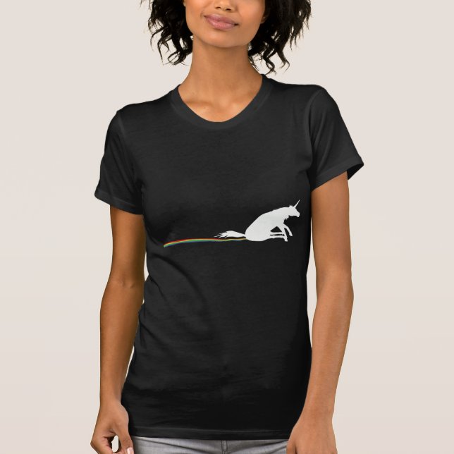 unicornbajs tee shirt (Framsida)