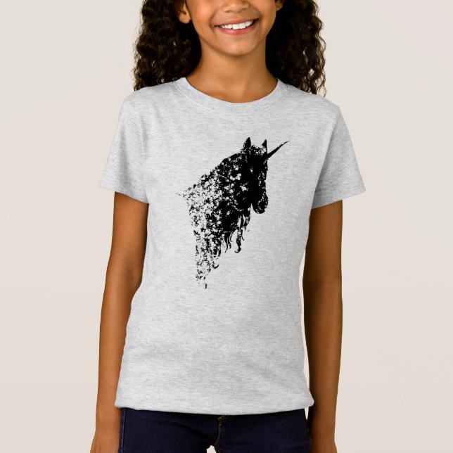Unicorndesignvit lurar T-tröja Tröja (Framsida)