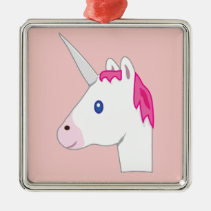 Unicornemoji Julgransprydnad Metall