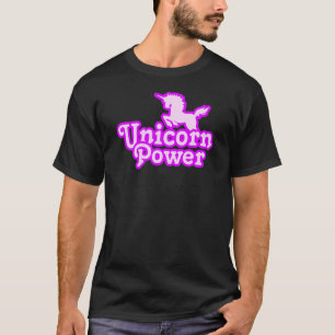 Unicornen driver manar grundläggande mörka T-tr Tee