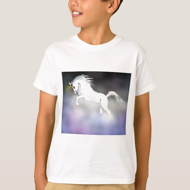Unicornen i misten t shirt (Framsida)