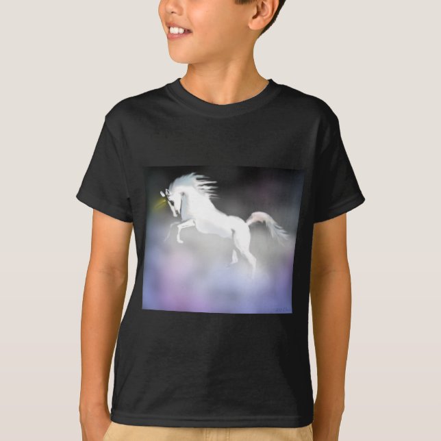 Unicornen i misten tee (Framsida)