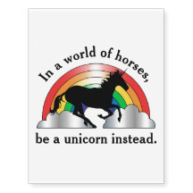 Unicornen och regnbågen är en Unicorn