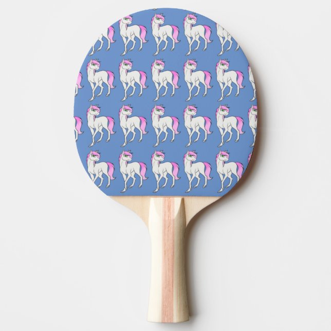 Unicornen paddlar pingisracket (Framsidan)