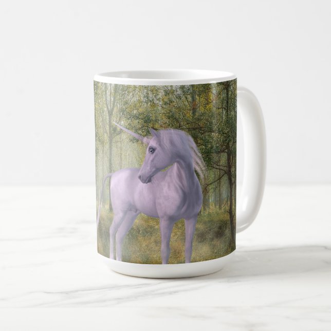 Unicornfantasikonst Kaffemugg (Framsida höger)