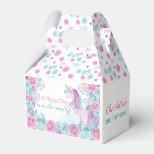 Unicornfavören boxas, den Magical Presentaskar