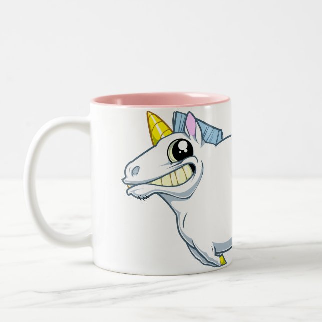 Unicornfismugg Två-Tonad Mugg (Vänster)