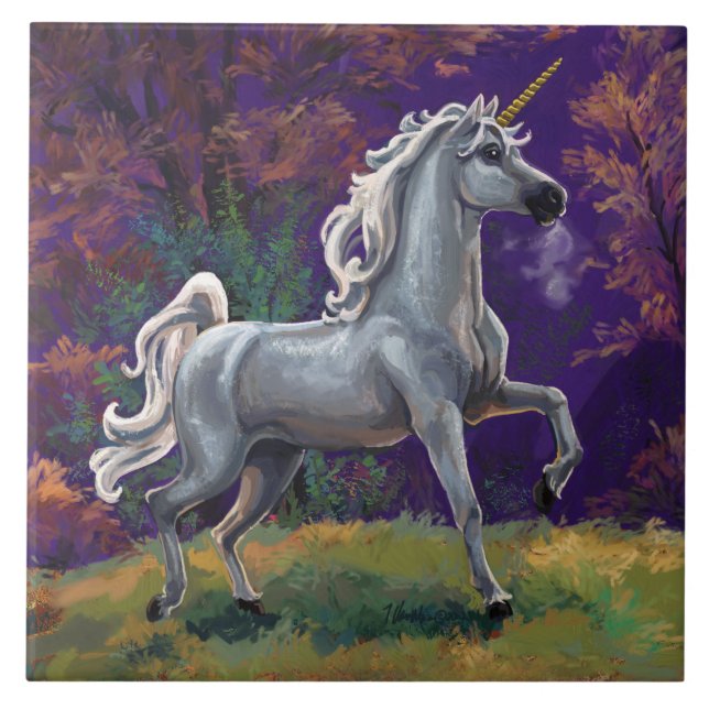 Unicornglänta Kakelplatta (Framsidan)