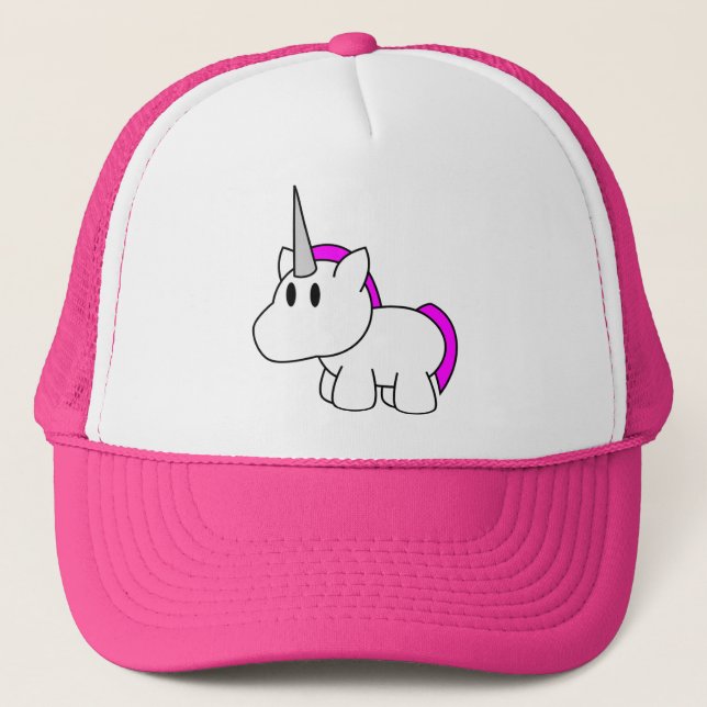 Unicornhatt (lilor) truckerkeps (Framsida)