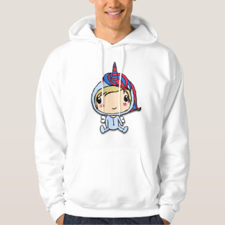 unicornhoodie tröja med luva