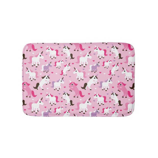 unicornillustrationen lurar bakgrund badrumsmatta (Framsidan)