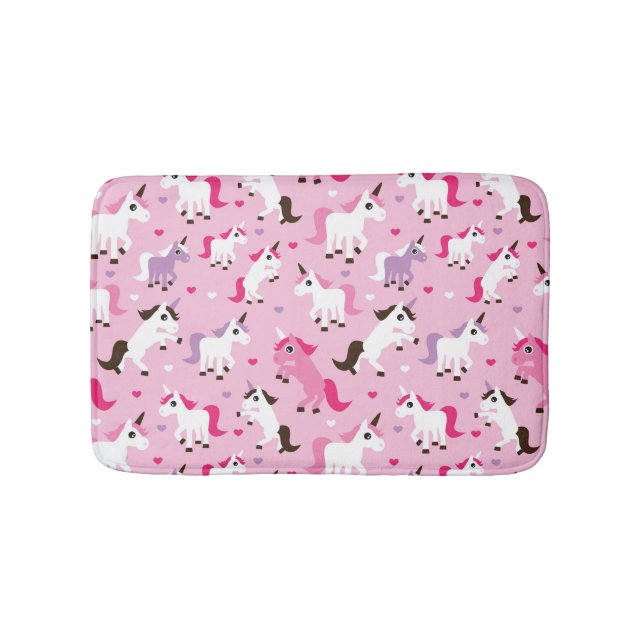 unicornillustrationen lurar bakgrund badrumsmatta (Framsidan)