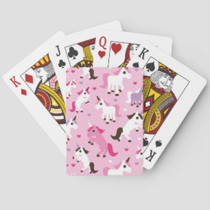 unicornillustrationen lurar bakgrund casinokort