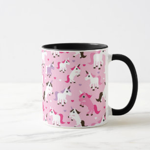 unicornillustrationen lurar bakgrund mugg
