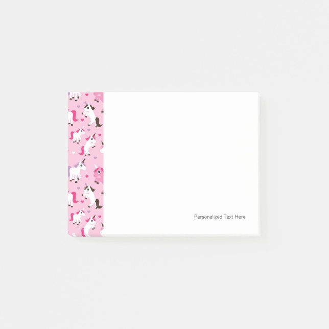 unicornillustrationen lurar bakgrund post-it block (Framsida)