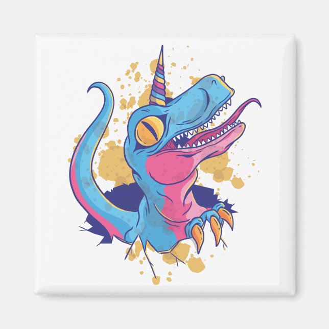 Unicornisaurus Magnet (Framsidan)