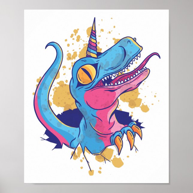 Unicornisaurus Poster (Framsidan)