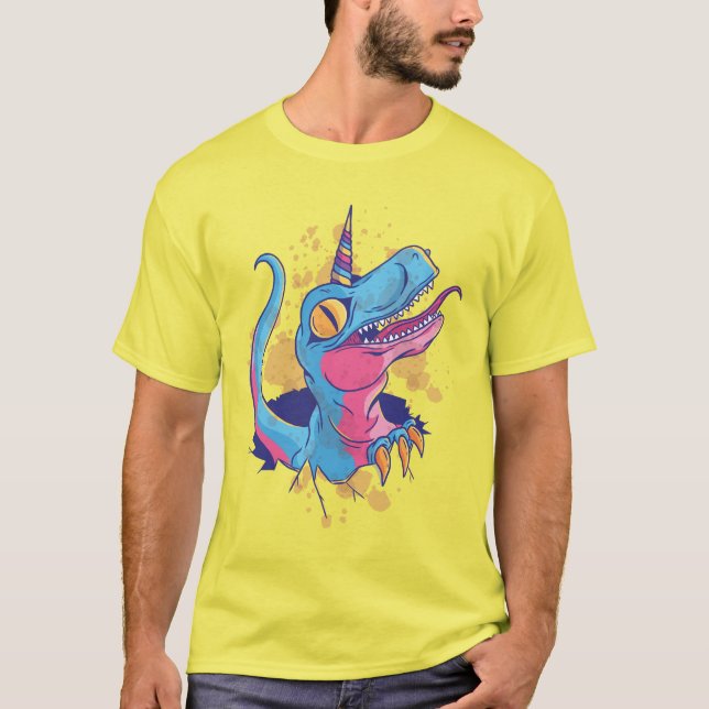 Unicornisaurus T Shirt (Framsida)