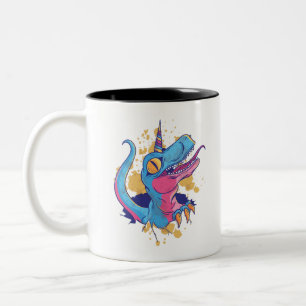 Unicornisaurus Två-Tonad Mugg