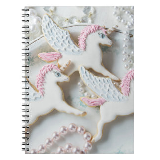 Unicornkaka Anteckningsbok Med Spiral