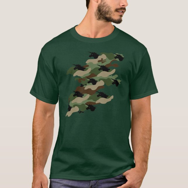 Unicornkamouflage Tee (Framsida)