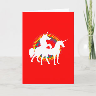 UNICORNKÄRLEK KORT