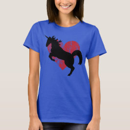 Unicornkärlek- och tiefärgcoolness. t shirt