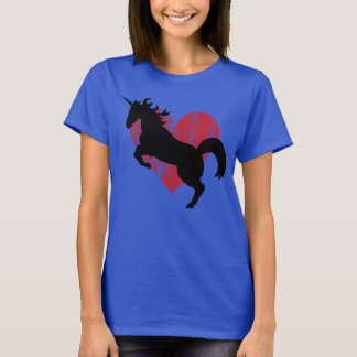 Unicornkärlek- och tiefärgcoolness. t shirt