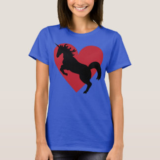 Unicornkärlek- och tiefärgcoolness. t-shirt