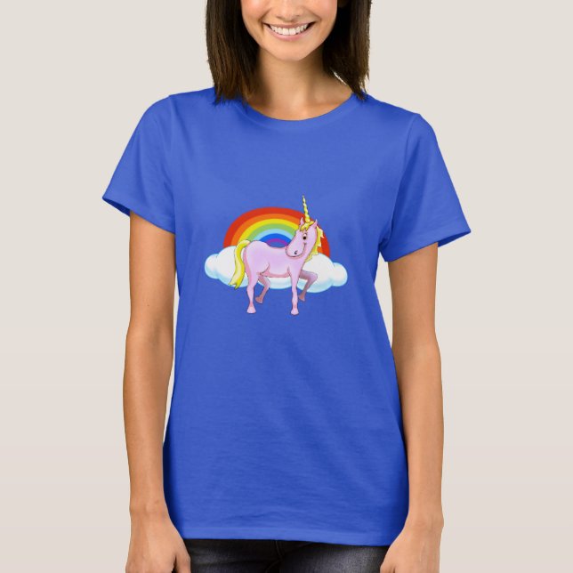 Unicornkvinna T-tröja Tröja (Framsida)