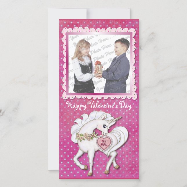 Unicornmagivalentin Julkort (Framsida)