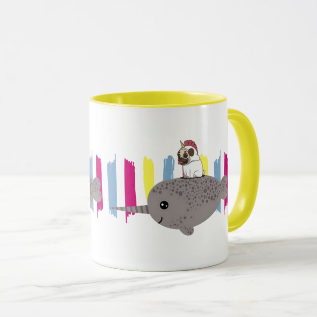 UnicornmopsNarwhal mugg (Framsida höger)