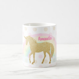 Unicornmugg, glitterUnicornmugg Kaffemugg