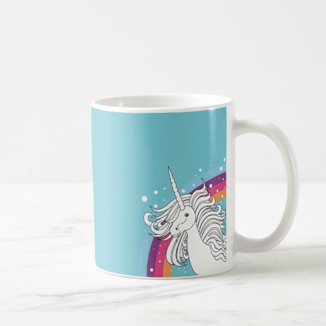 UNICORNMUGGBLÅTT KAFFEMUGG (Höger)
