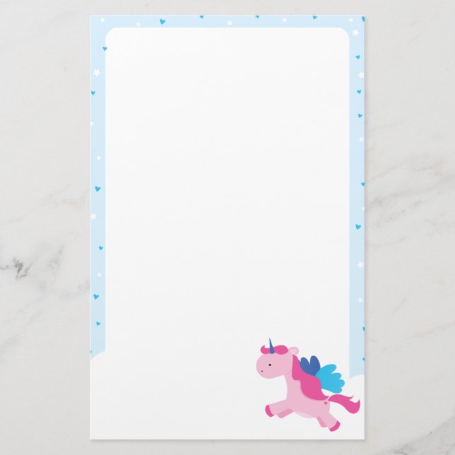Unicornpartybrevpapper Brevpapper (Framsida)