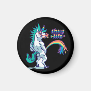 Unicornpening i hand plockade magnet