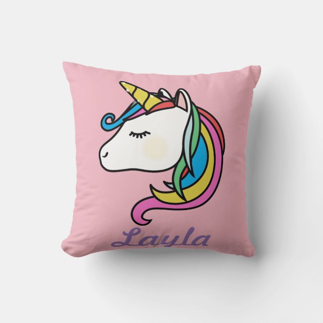 unicornpersonligen kudder kudde (Framsida)