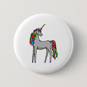 Unicornregnbåge Knapp